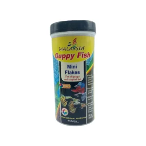 قیمت و خرید غذای ماهی مالزی مدل Guppy fish وزن 50 گرم